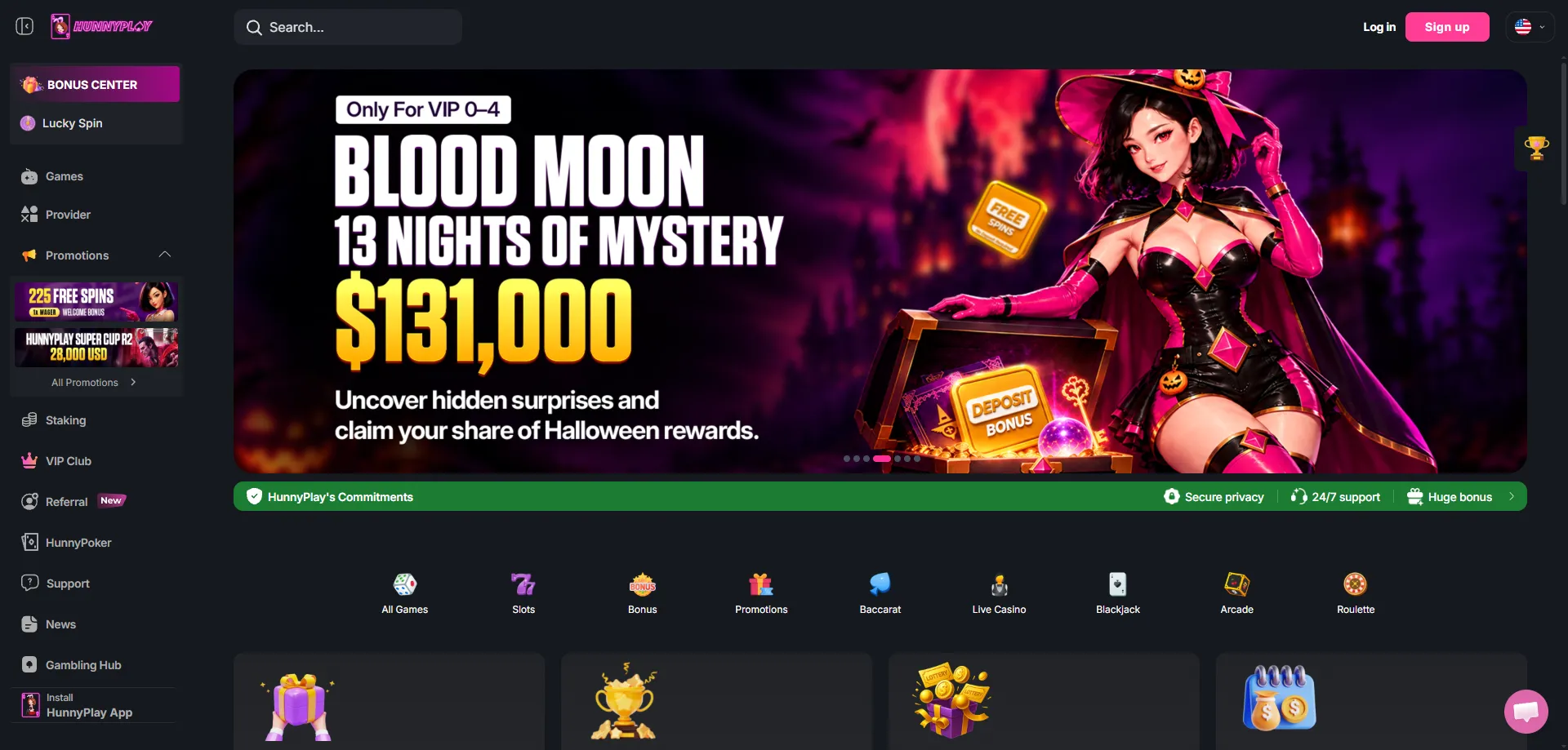Hunnyplay Casino overview — crypto-friendly gaming platform 2026